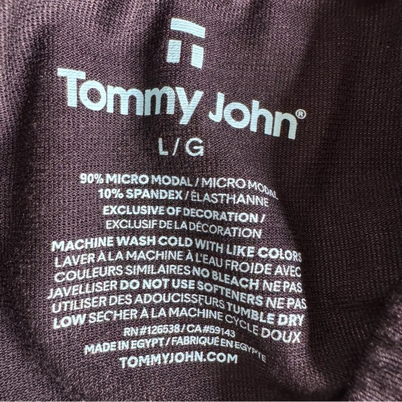 Tommy John Second Skin Lounge PJ Shorts with Pockets and Lace Trim Black Size L - Picture 6 of 10